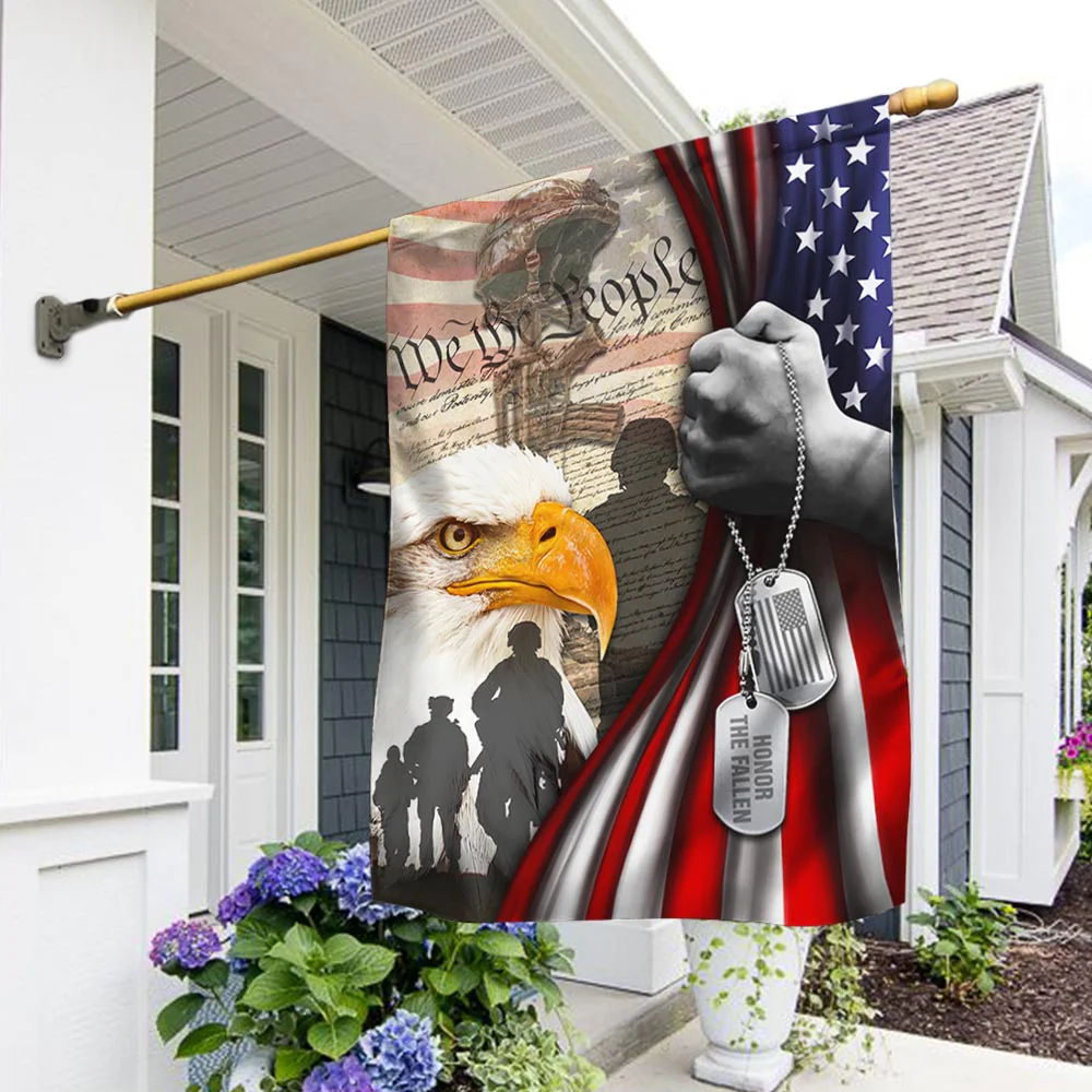 Bimipi American Flag - American Patriot, We The People, U.S. Veteran American Eagle Flag