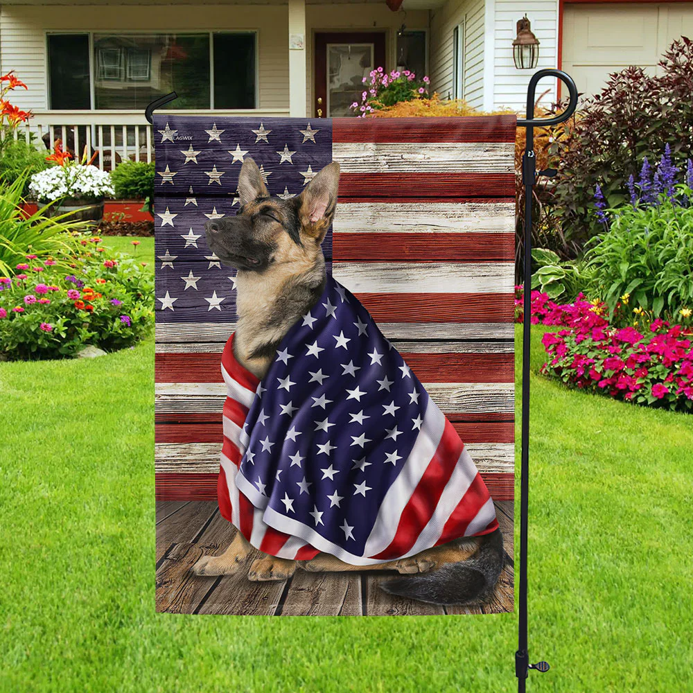 Bimipi American Flag - German Shepherd American Flag