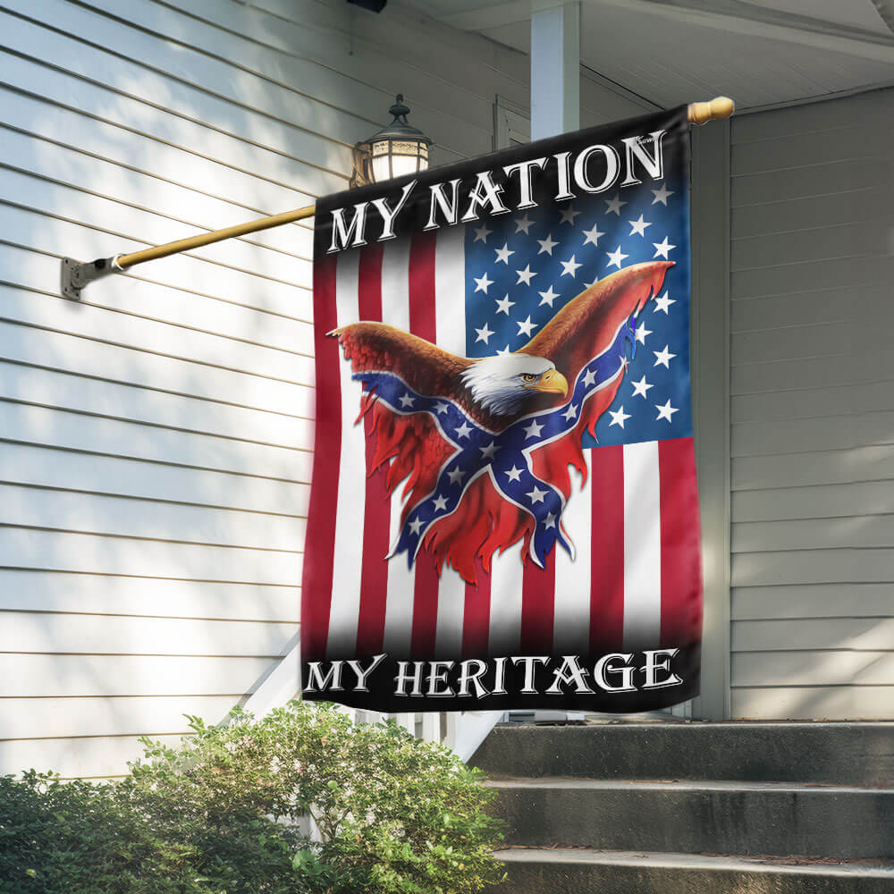 My Nation, My Heritage Confederate American Flag
