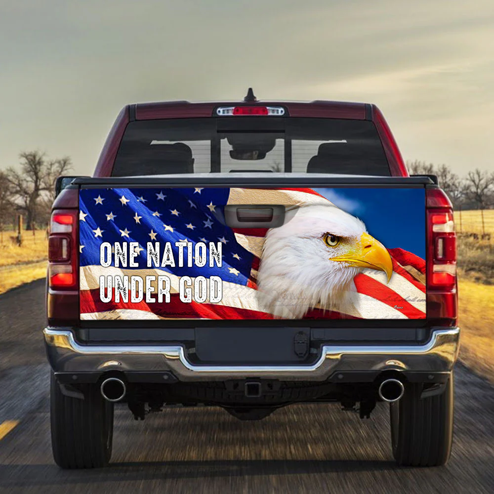 American Eagle Truck Tailgate Decal Sticker Wrap