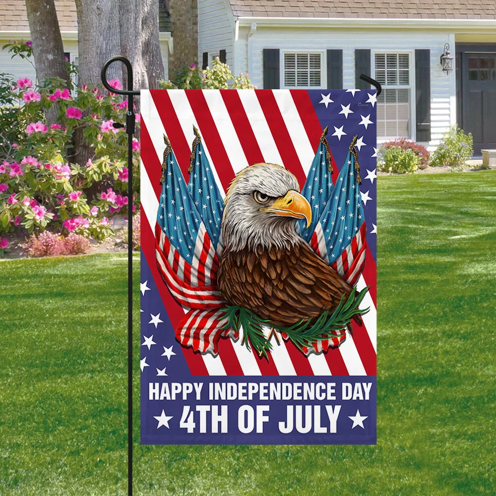 Bimipi American Flag - Patriotic Eagle Happy Independence Day 4th of july Flag