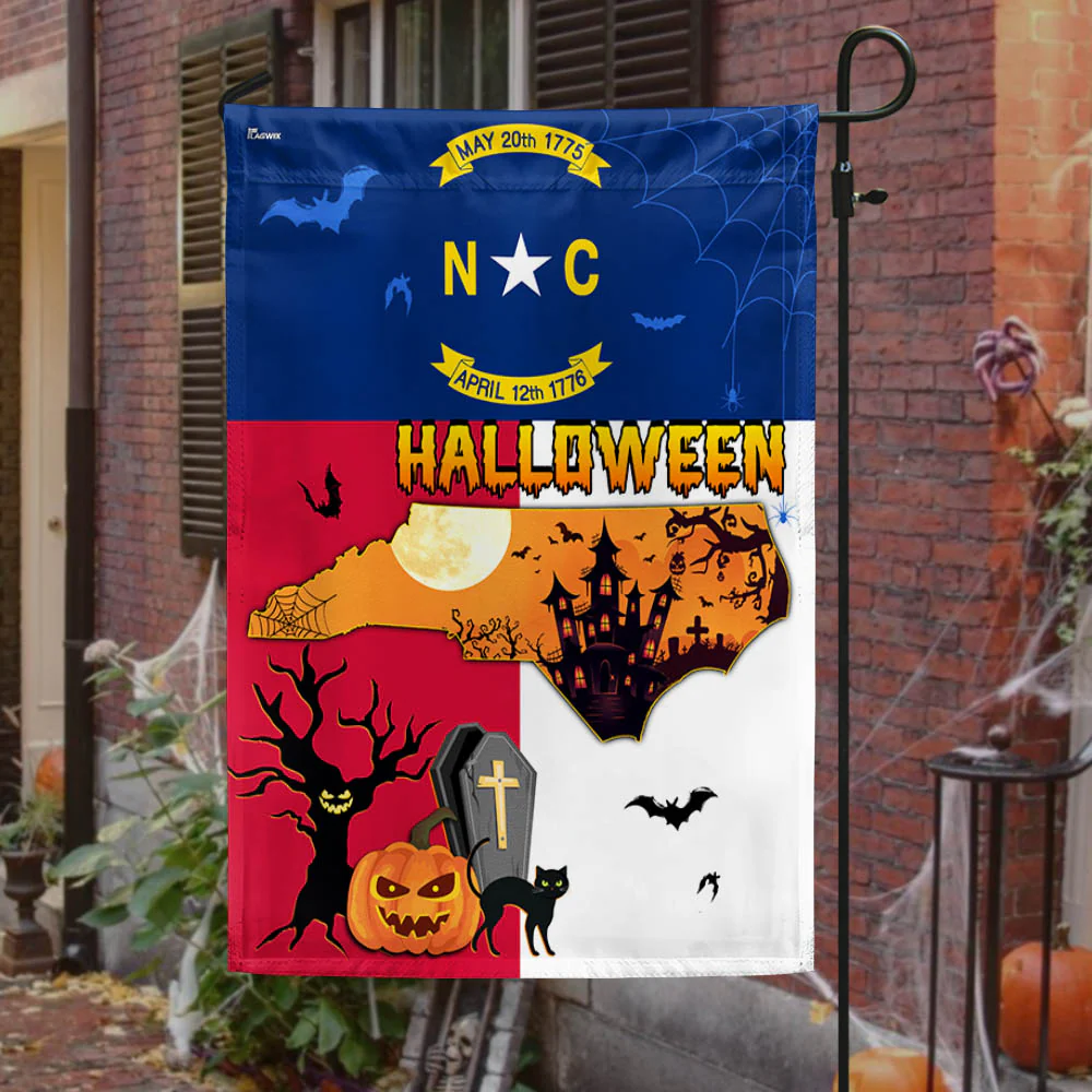 North Carolina State Halloween Flag Halloween In North Carolina Flag