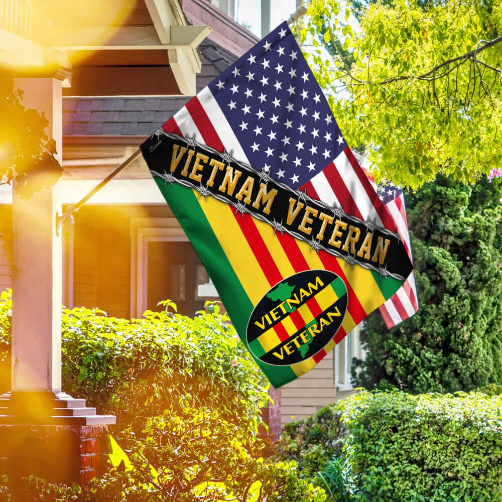 Vietnam Veteran American Flag, Veterans Day Flag