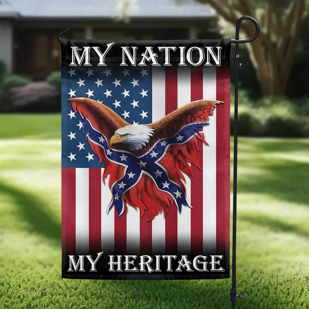 My Nation, My Heritage Confederate American Flag