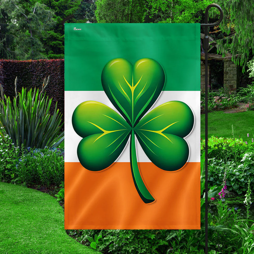 Bimipi  Irish Shamrock St. Paddy's Celebration Flag