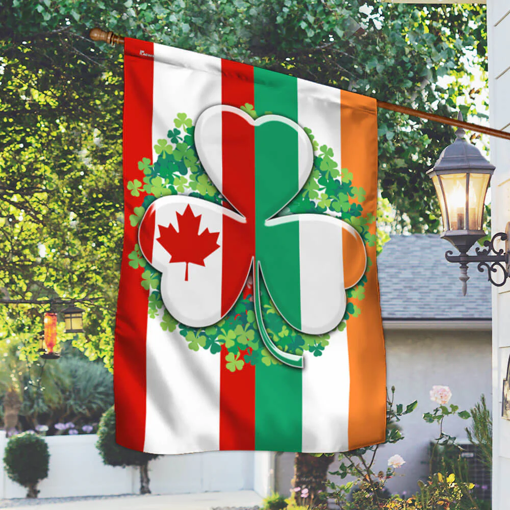 Canada St. Patrick's Day Shamrock Canadian Irish Flag