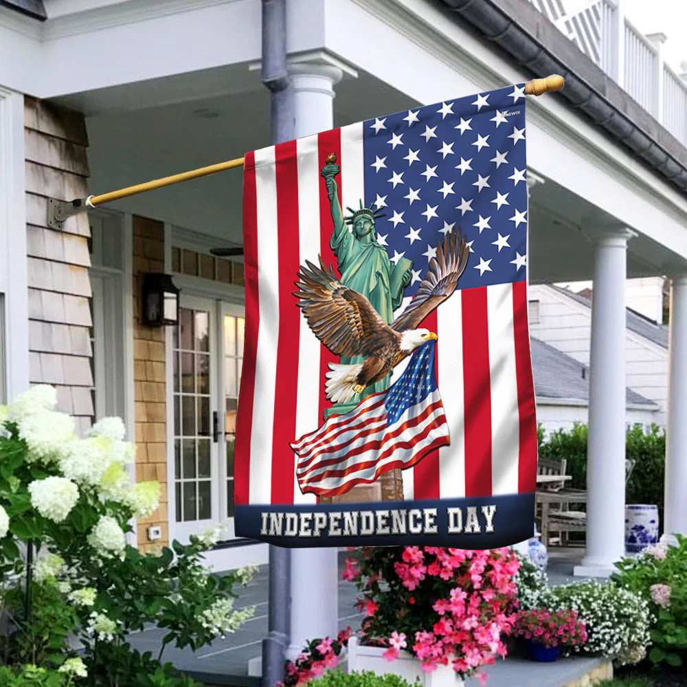 Bimipi American Flag - Happy 4th of july USA Flag – Patriotic Double-Sided Flag