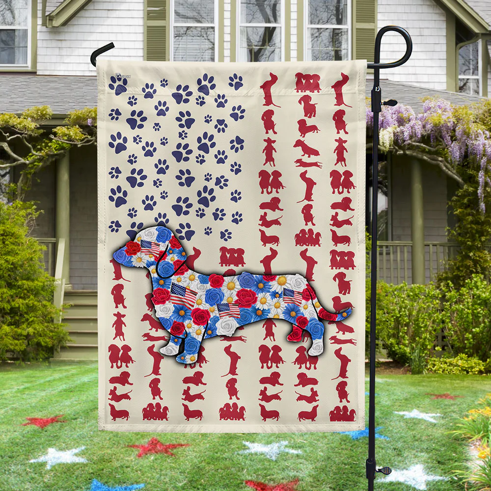 Bimipi American Flag - Dachshund Dog American Flag