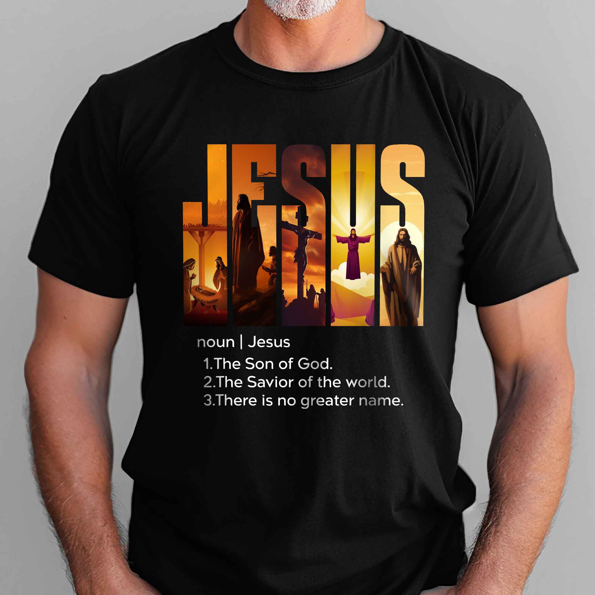 Gifts For Jesus Lover, Vintage Christian, Religious Shirt, Jesus Definition T-shirt