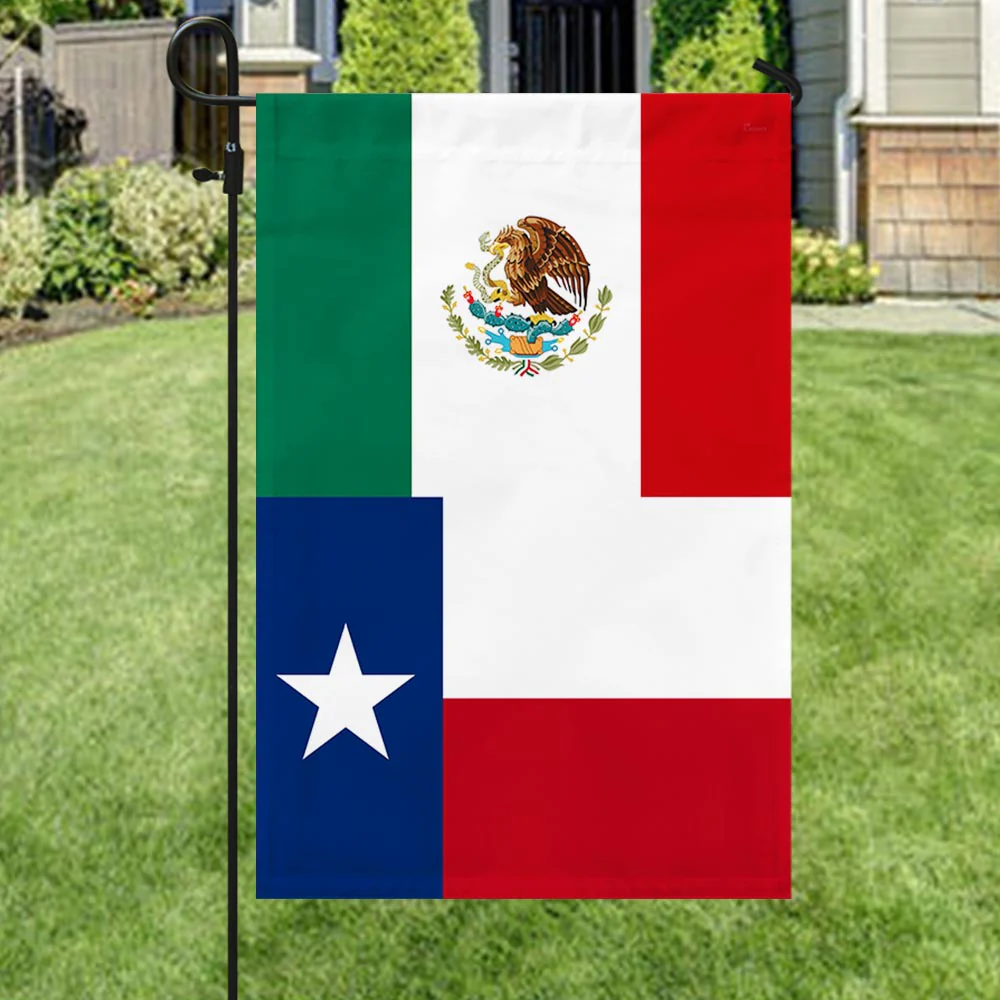 Texas And Mexico Flag