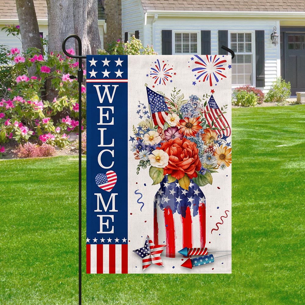 Bimipi American Flag - 4th Of july Flag Independence Day Welcome Patriotic Flag