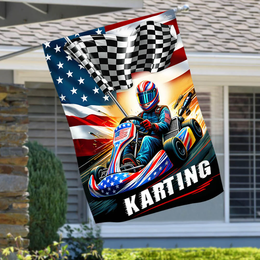 Bimipi Kart Racing American Flag