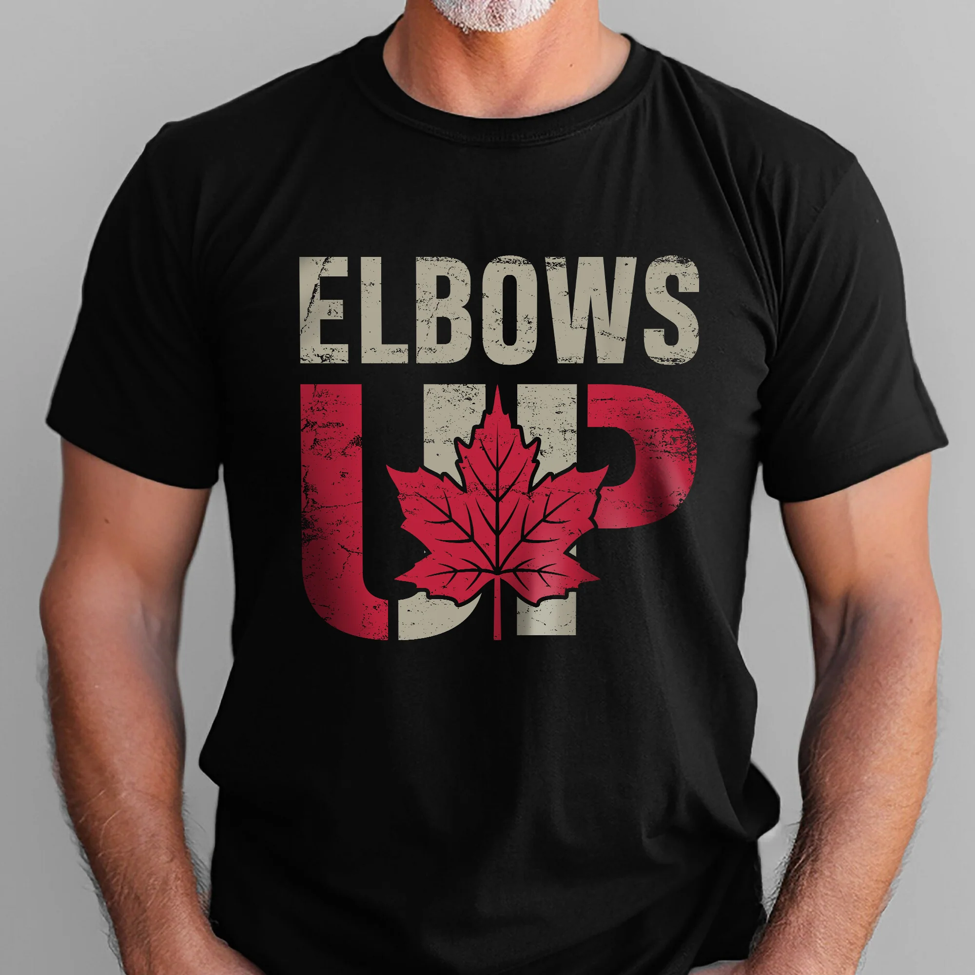 Elbows Up Canada Strong T-shirt Proud Canadian T-shirt