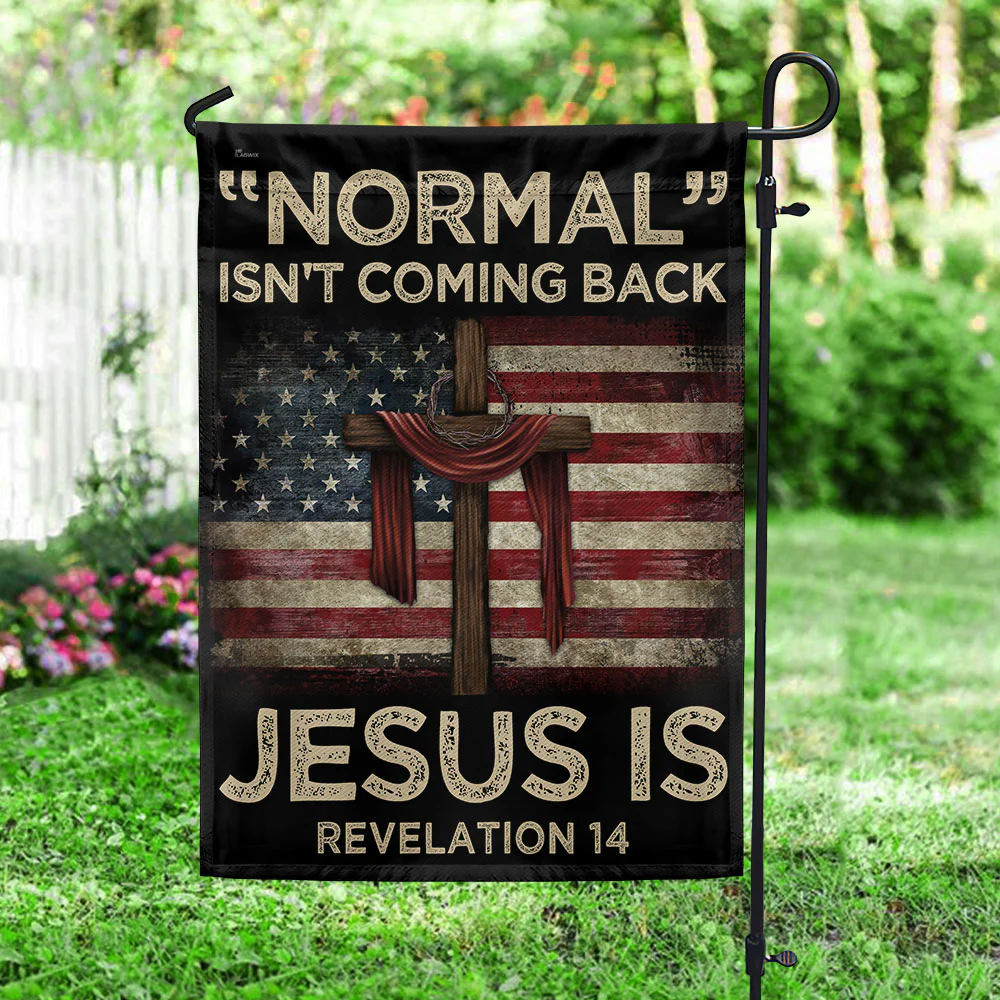 Jesus Flag “Normal” Isn't Coming Back Jesus Is American Flag