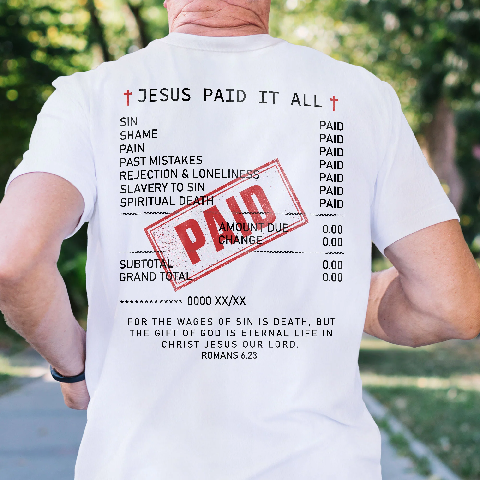 Gift For Christians, Jesus Christ T-shirt, Jesus Paid It All Tee