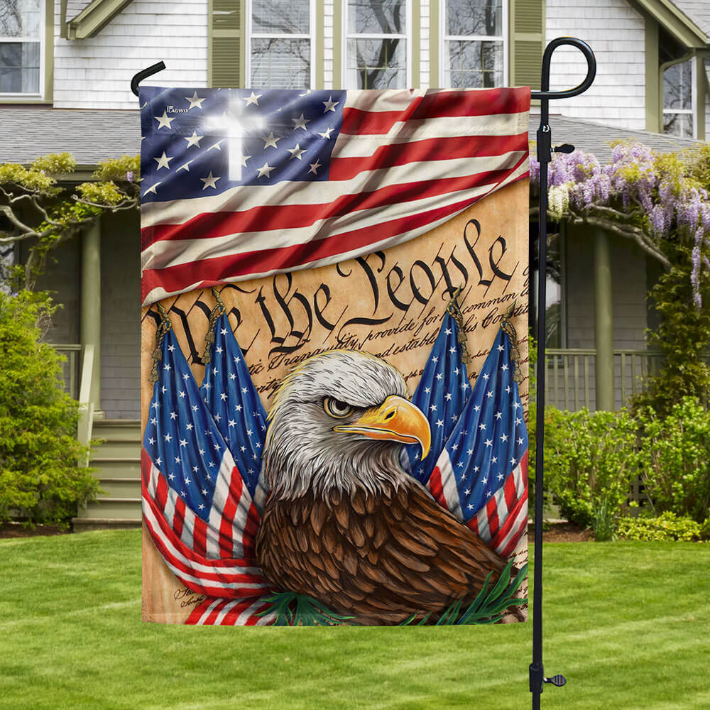 Bimipi American Flag - Eagle Independence Day We The People Patriotic Flag