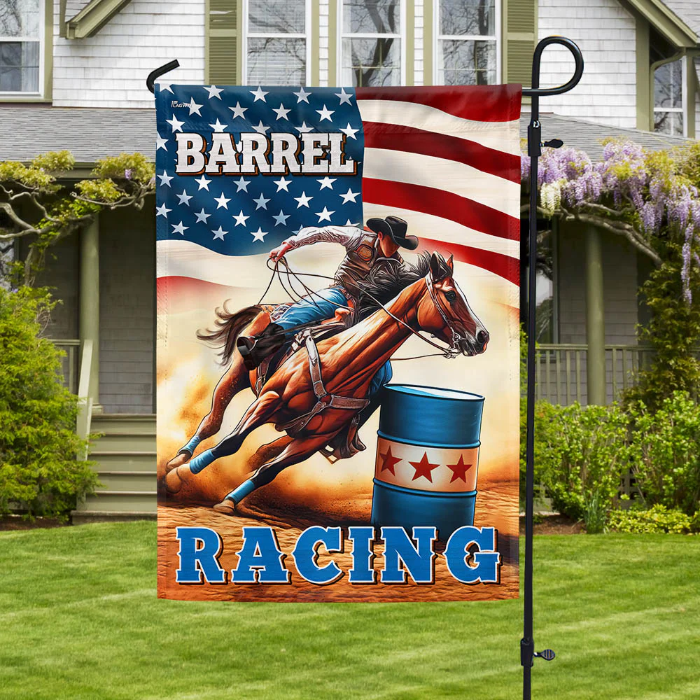 Bimipi Barrel Racing American Flag