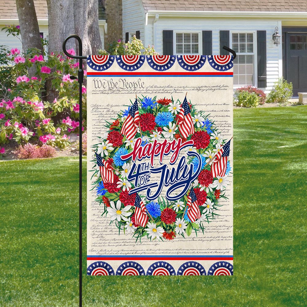 Bimipi American Flag - Happy 4th Of july, We The People American Flag