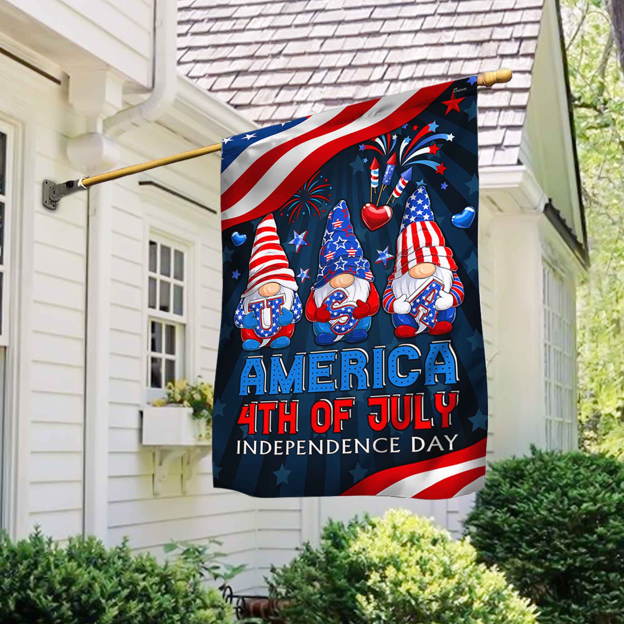 4th of july Gnomes Independence Day American Flag