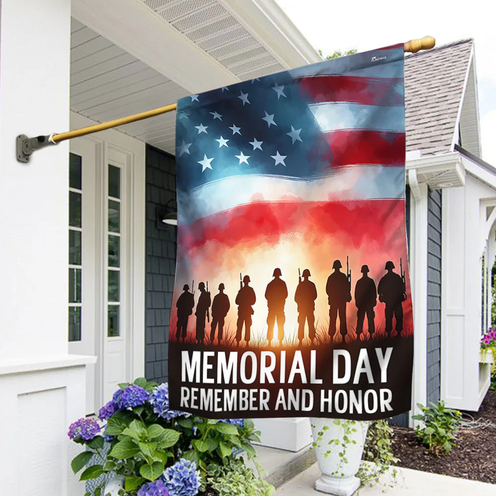 Bimipi Memorial Day Remember And Honor American Flag