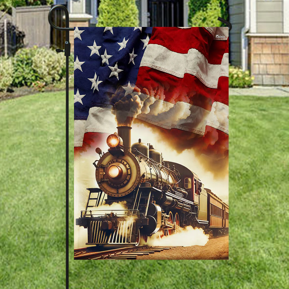 Bimipi Train American Flag