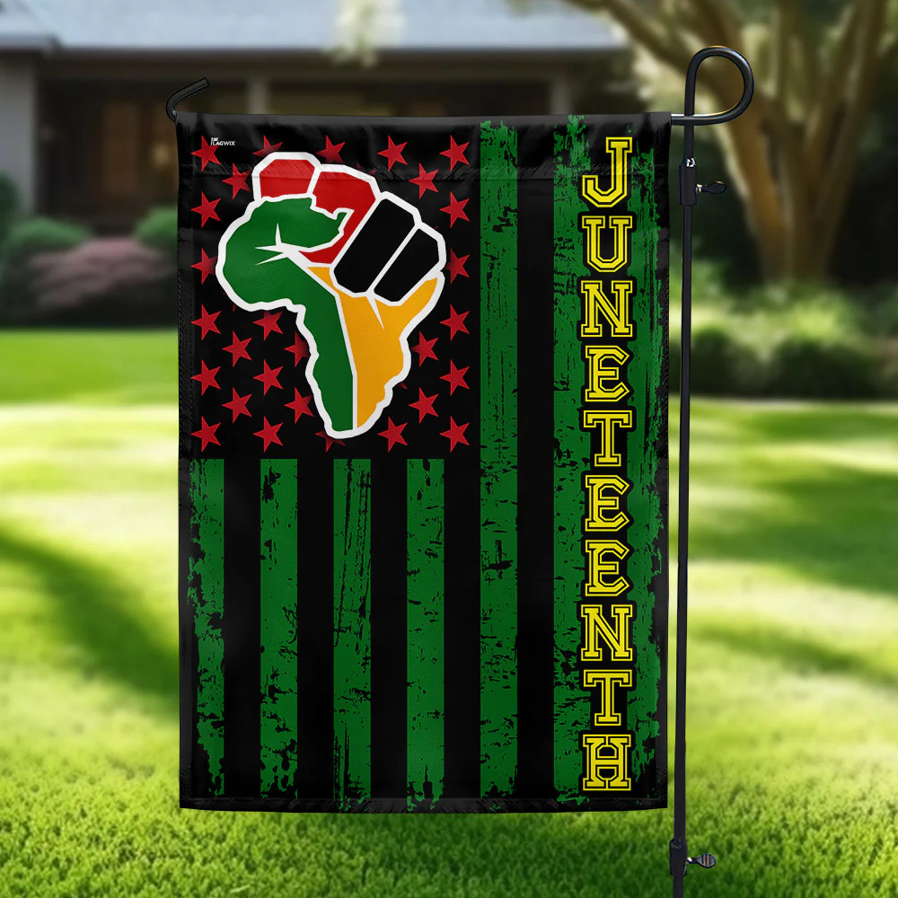 Juneteenth. African American Flag