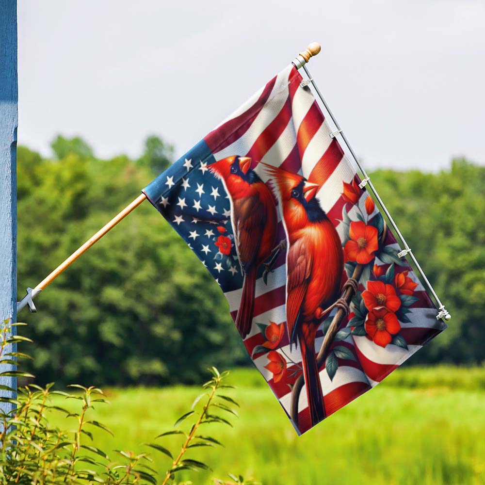 Bimipi  Red Cardinal American Flag