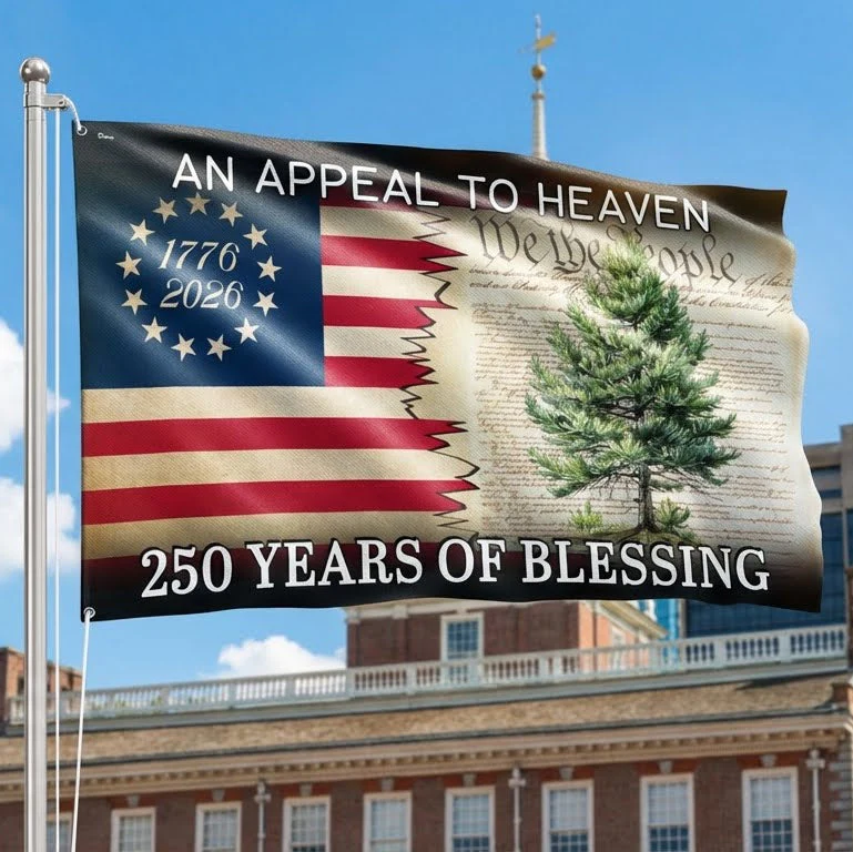250 Years of Blessing Appeal To Heaven Patriotic 1776 2026 American Flag