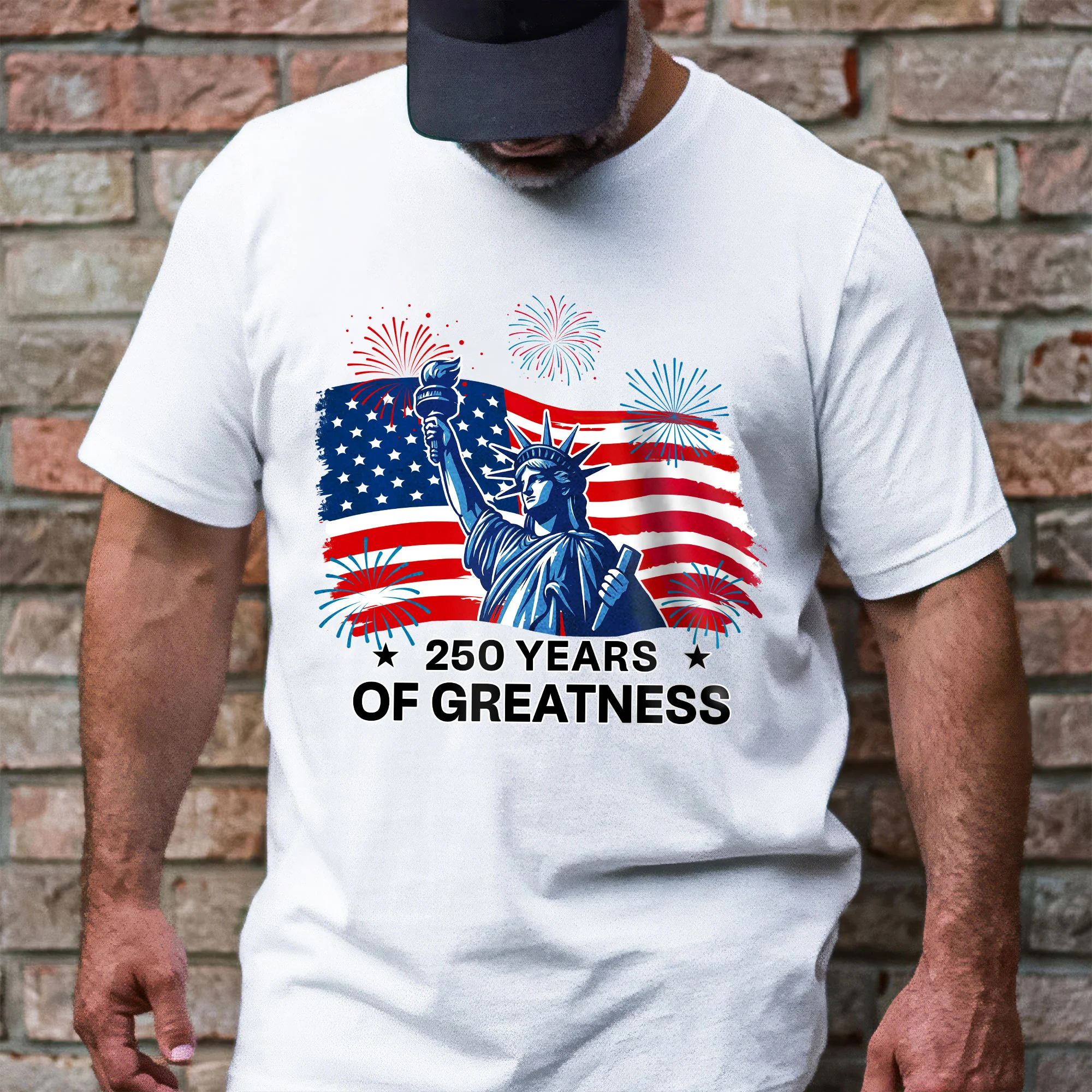 250 Years of Greatness T-Shirt | Patriotic Shirt for 250th Celebration