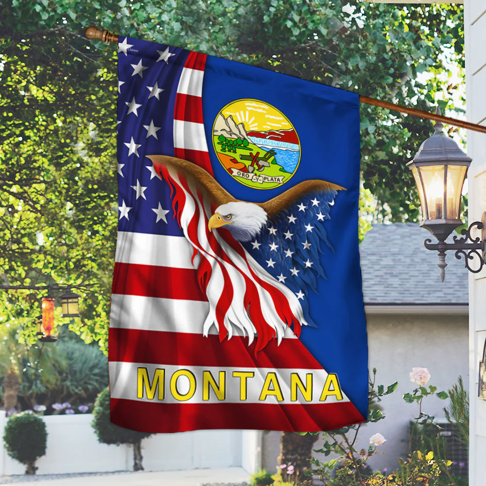 Montana Eagle Flag MLH1774Fv16