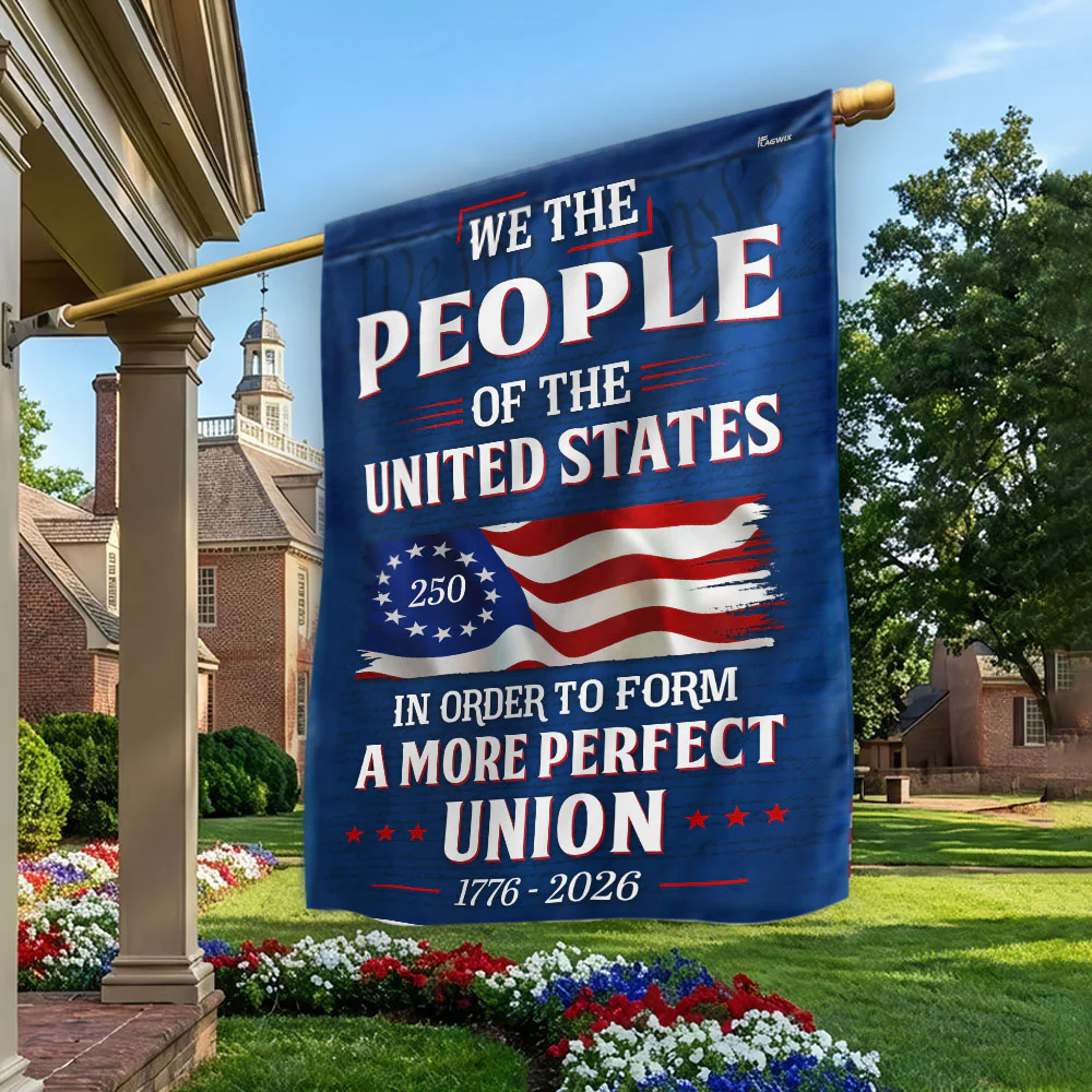 We The People of The United States 250 Years American 1776 2026 Flag