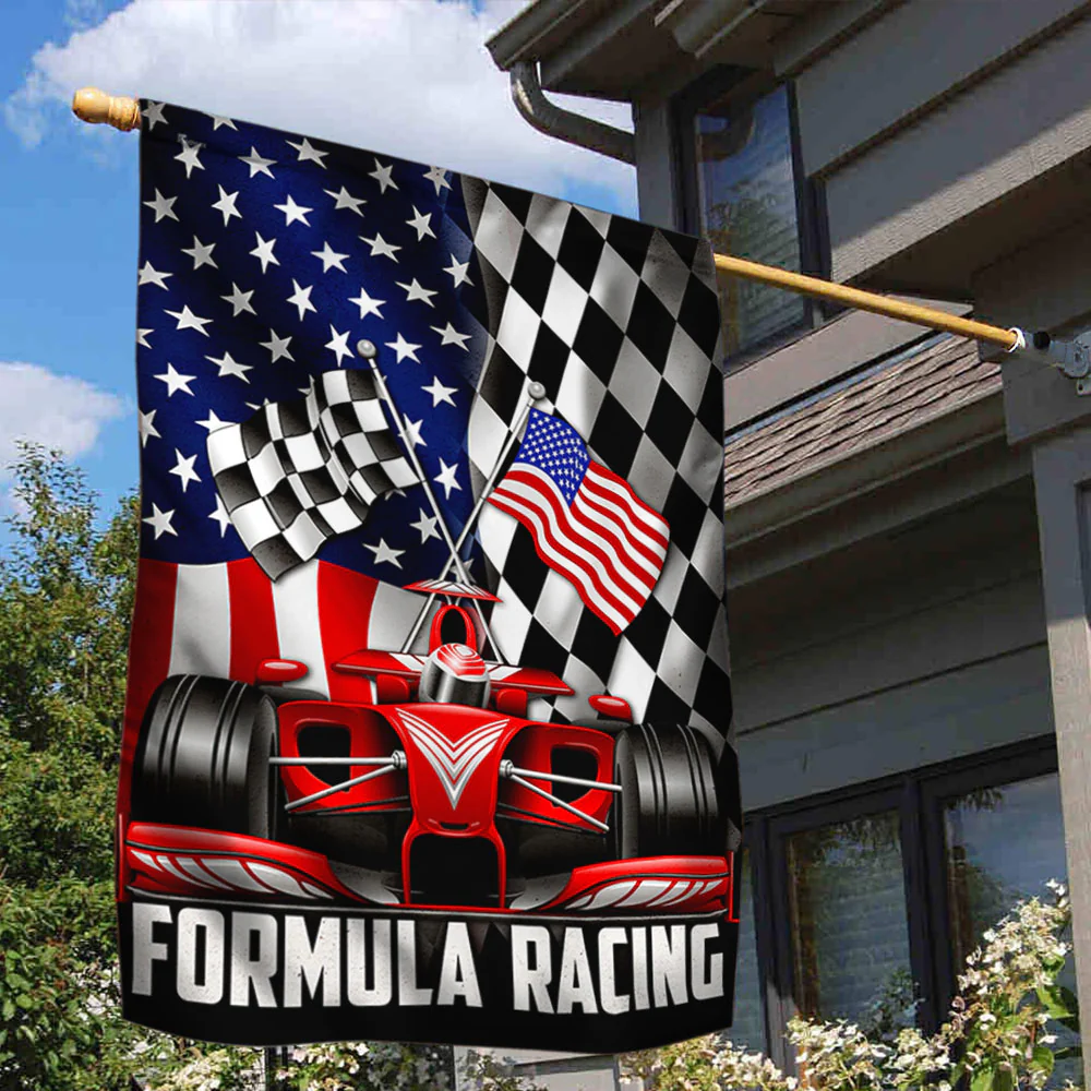 Formula Racing American Flag