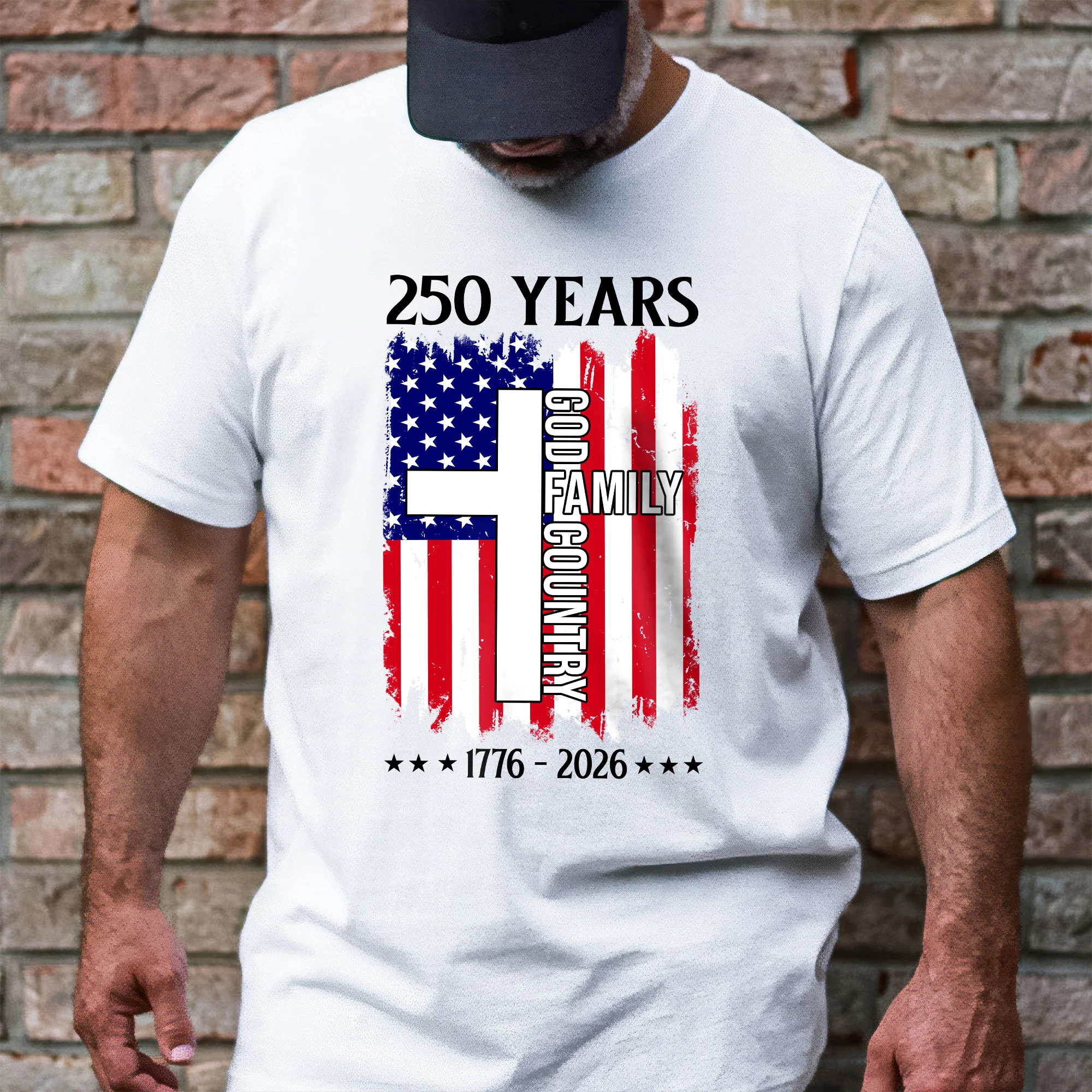 Patriot Christian 250 Years T-Shirt, USA Semiquincentennial 1776 2026 Tee