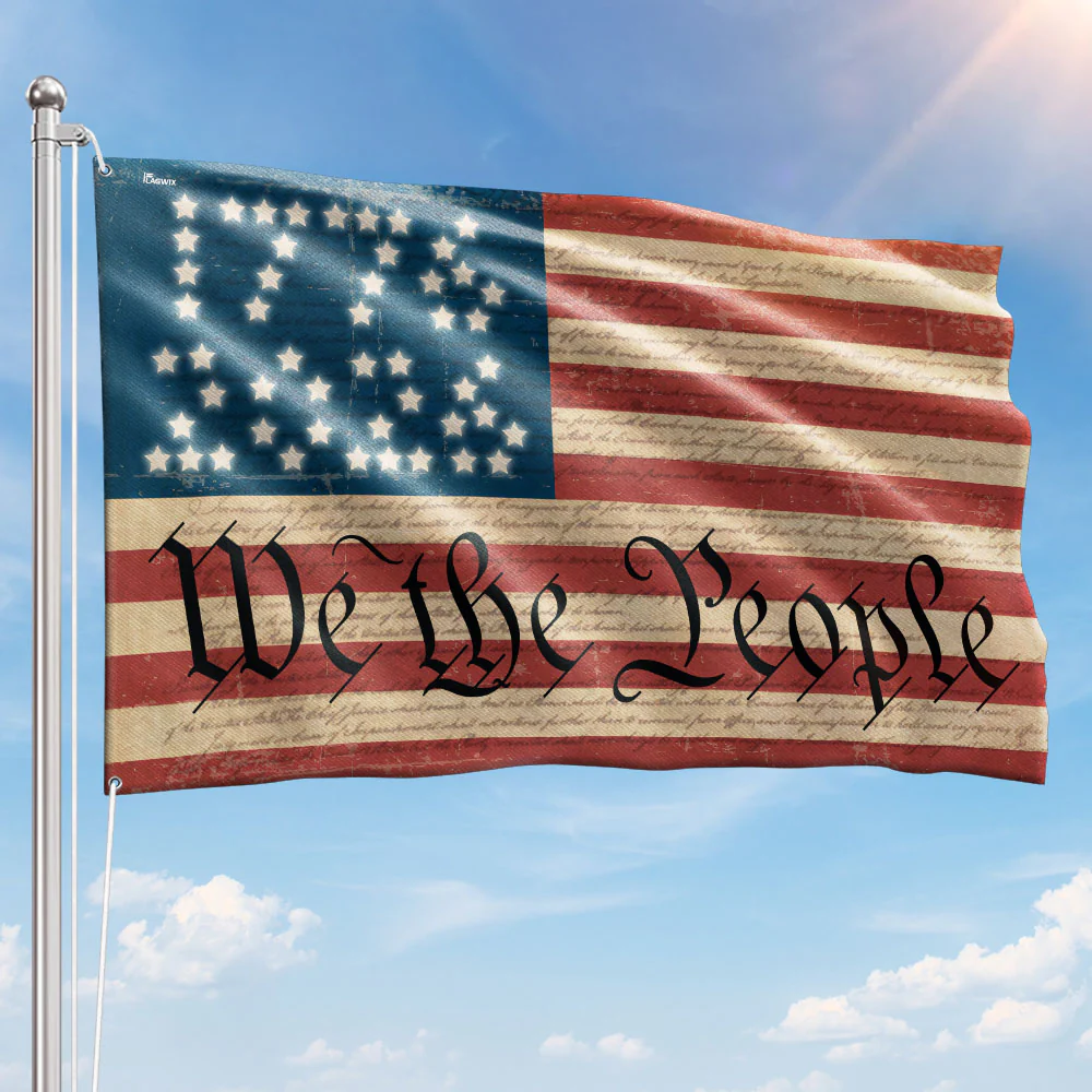 Bimipi We The People Grommet Flag 1776 - 2026 American Flag 250th Anniversary
