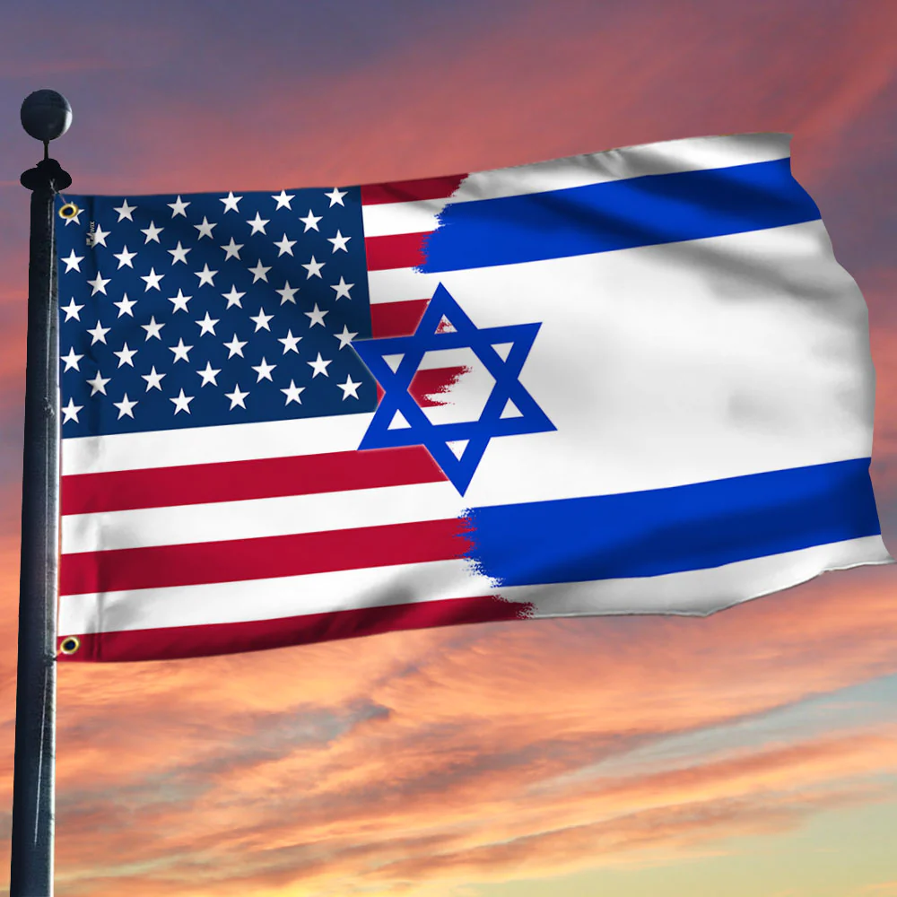 Israel United States US American Flag