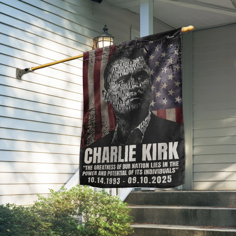 Charlie Kirk American Flag - USA Patriotic Flag for Outdoor Display