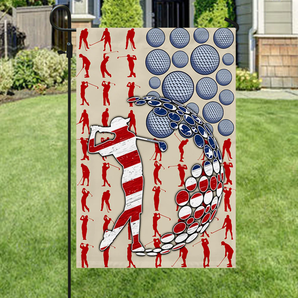 Golf American Flag