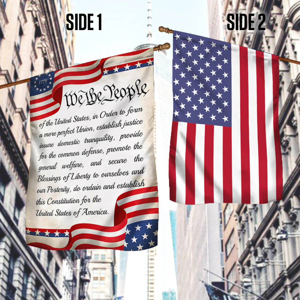 Bimipi American Flag - We The People Patriotic American Betsy Ross 1776 Two-Sided Flag TPT742Fv1