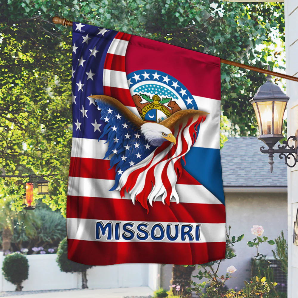 Missouri Eagle Flag MLH1774Fv25
