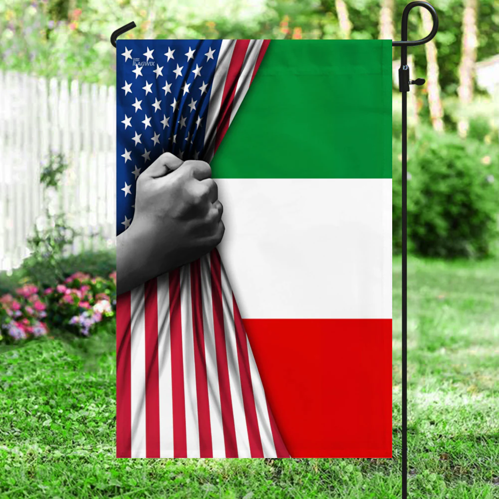 Italian American Flag – 🇮🇹🇺🇸 Celebrate Heritage with a Dual-Nation Banner