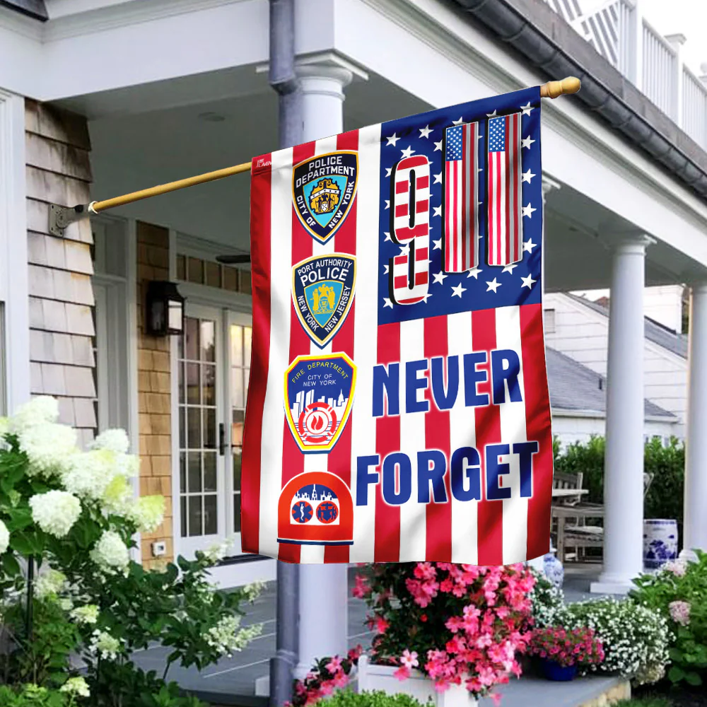 First Responder American Flag Bimipi  ™ Never Forget September 11 Flag
