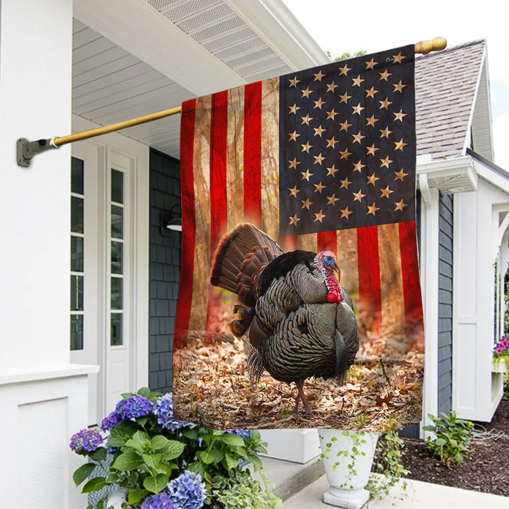 Turkey Flag Turkey Hunting American Flag