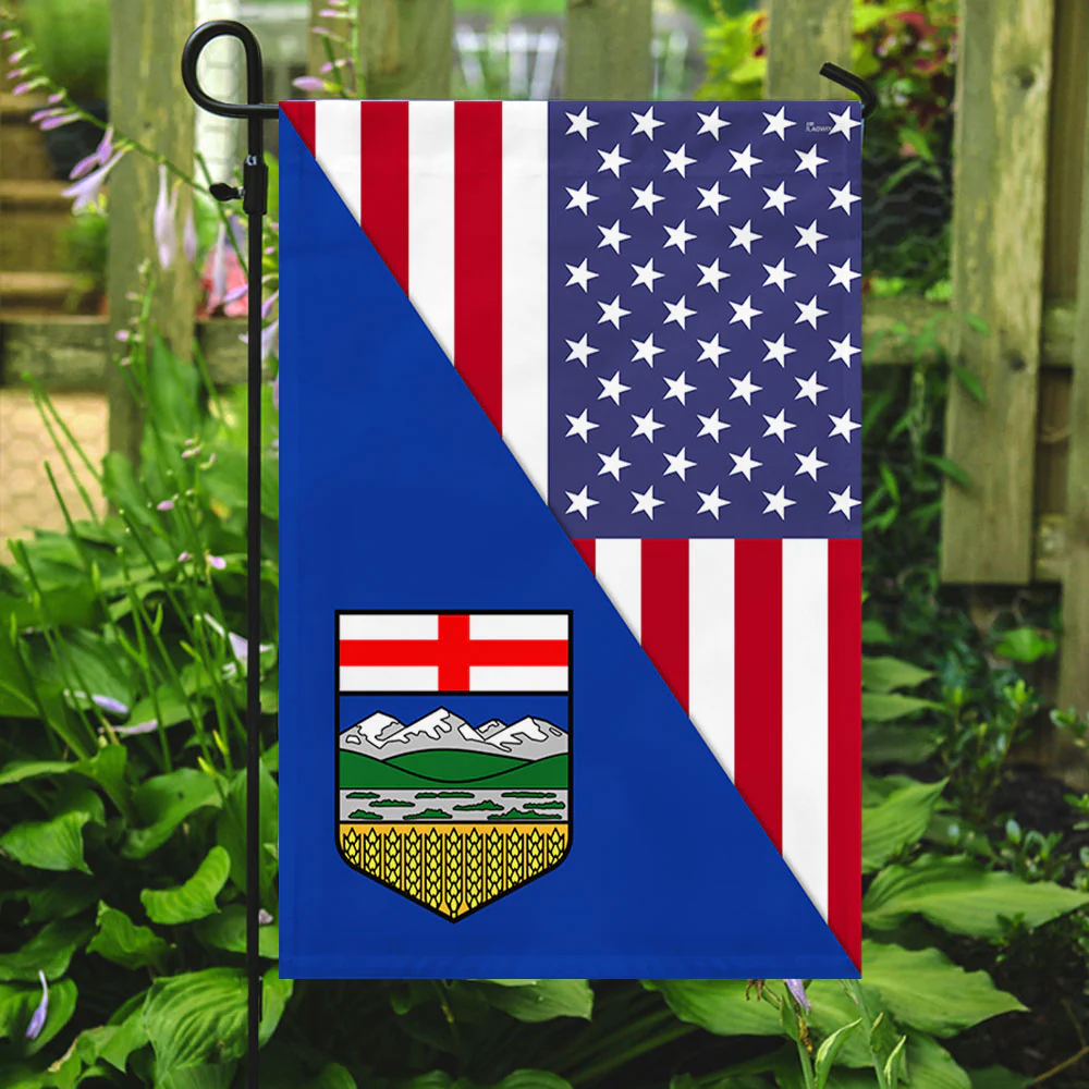 Alberta American Flag