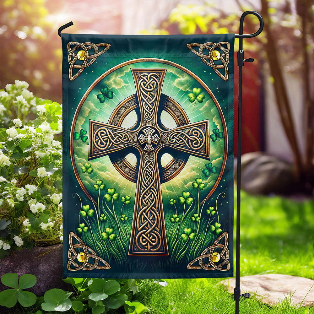 Bimipi  Irish Cross St Patrick's Day Flag