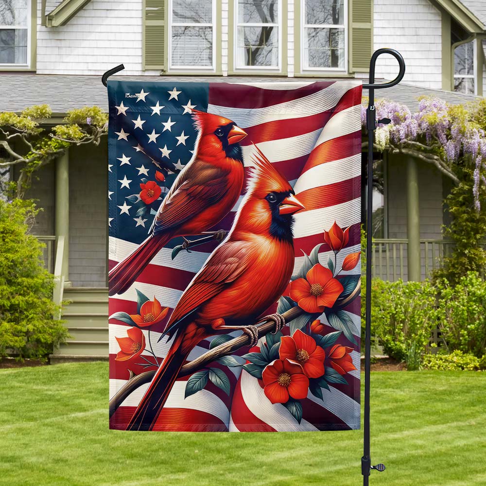 Bimipi  Red Cardinal American Flag