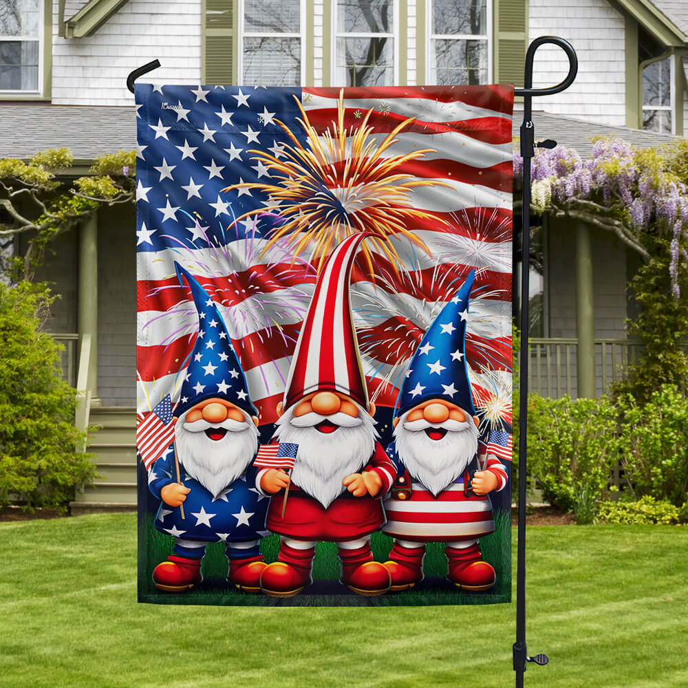 Bimipi American Flag - Patriotic Gnomes 4th of july American Flag