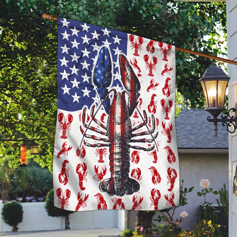 Lobster American Flag
