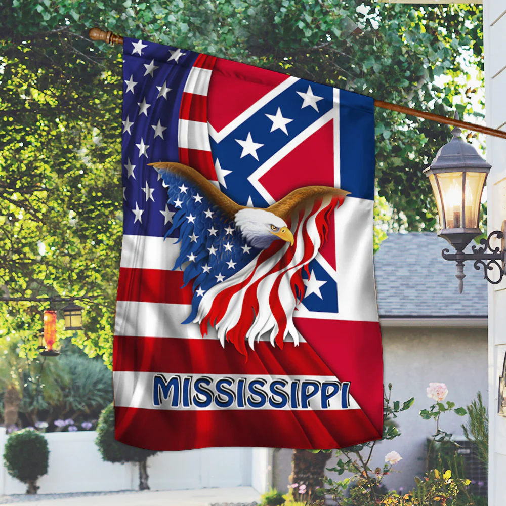 Mississippi Eagle Flag MLH1774Fv24