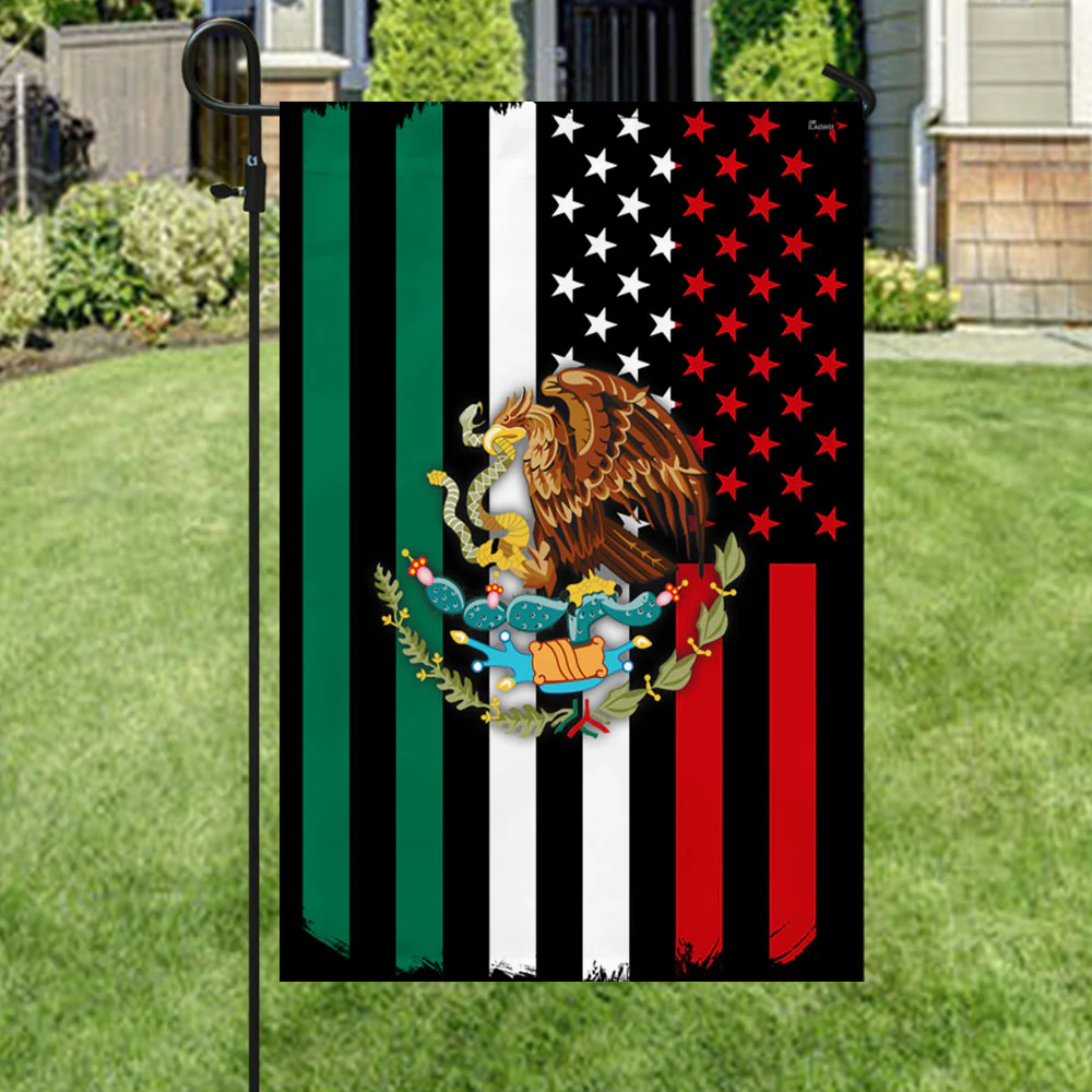 Mexico American Flag
