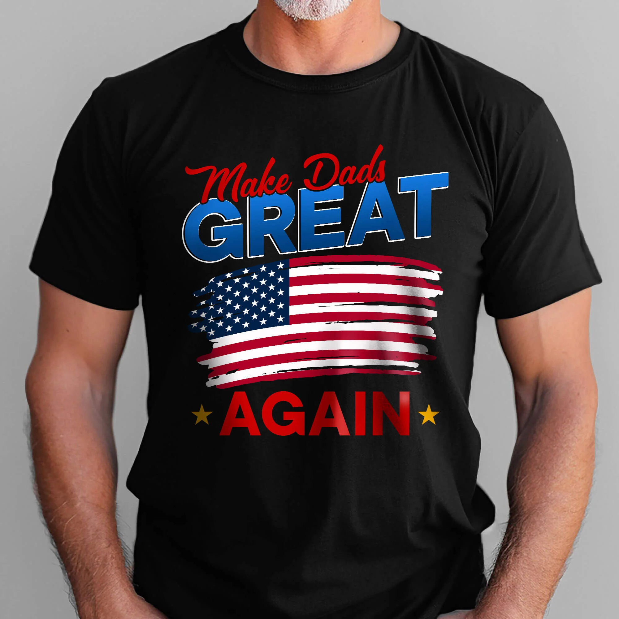 Makes Dads Great Again, Father's Day Gift For Dad T-Shirt TPT1910TSv1
